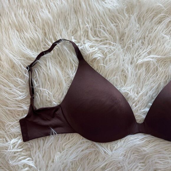 Skims Wireless Super Push up Bra Cocoa Size 32DD - Picture 3 of 8